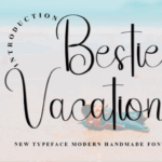 Bestie Vacation Font - Featured Image