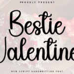 Bestie Valentine Font - Featured Image