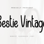 Bestie Vintage Font - Featured Image