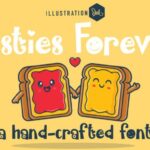 Besties Forever Font - Featured Image