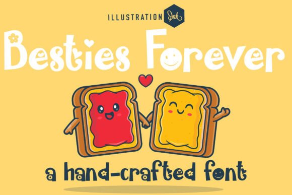 Besties Forever Font - Featured Image