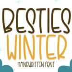 Besties Winter Font - Featured Image