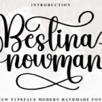 Bestina Snowman Font - Featured Image