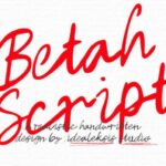 Betah Script Font - Featured Image