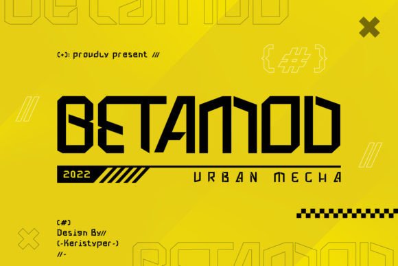 Betamod Font - Featured Image