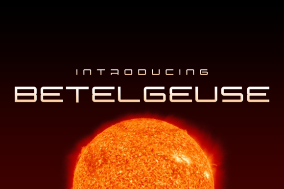 Betelgeuse Font - Featured Image