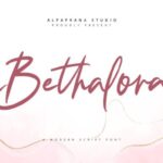 Bethalora Font - Featured Image
