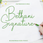 Bethani Signature Font - Featured Image
