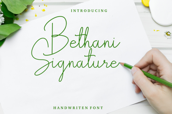 Bethani Signature Font - Featured Image