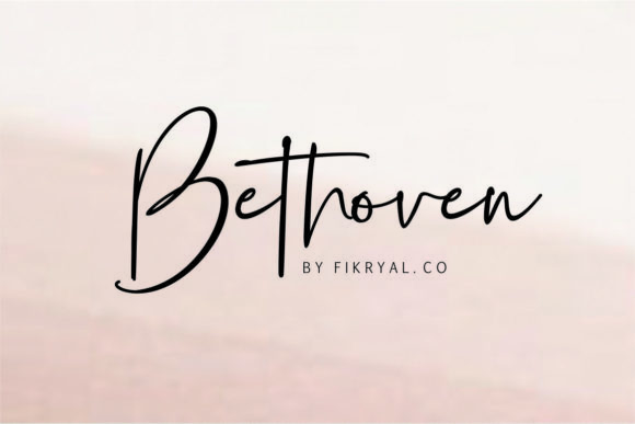 Bethoven Font - Featured Image