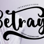 Betray Font - Featured Image