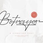 Betrayos Font - Featured Image