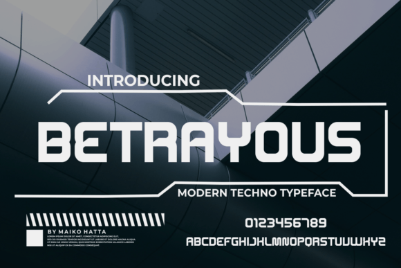Betrayous Font - Featured Image