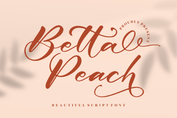 Betta Peach Font - Featured Image