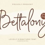 Bettalony Font - Featured Image