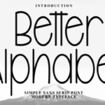 Better Alphabet Font - Featured Image