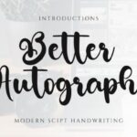 Better Autography Font - Featured Image