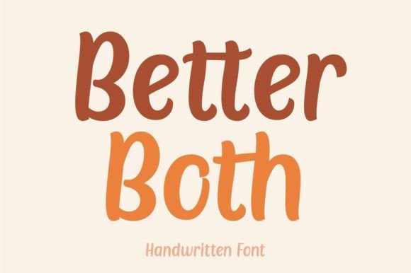 Better Both Font - Featured Image