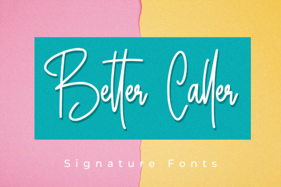 Better Caller Font - Featured Image