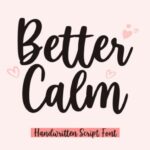 Better Calm Font - Featured Image