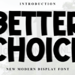 Better Choice Font - Featured Image