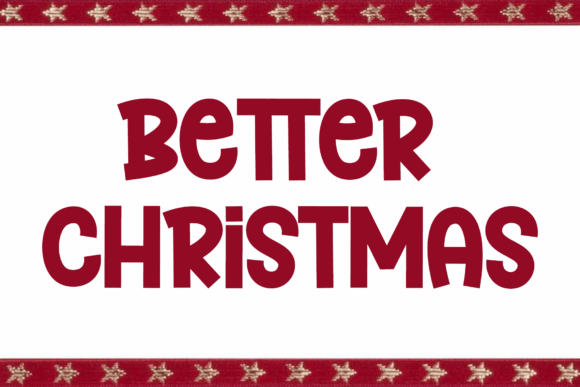 Better Christmas Font - Featured Image