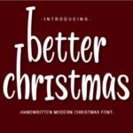Better Christmas Font - Featured Image