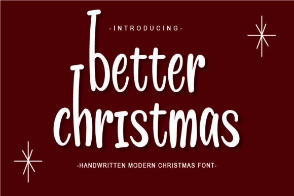Better Christmas Font - Featured Image