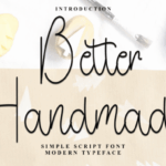Better Handmade Font - Featured Image