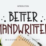 Better Handwritten Font - Featured Image