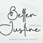 Better Justine Font - Featured Image