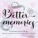 Better Memories Font - Featured Image