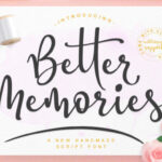 Better Memories Font - Featured Image