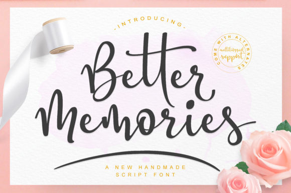 Better Memories Font - Featured Image