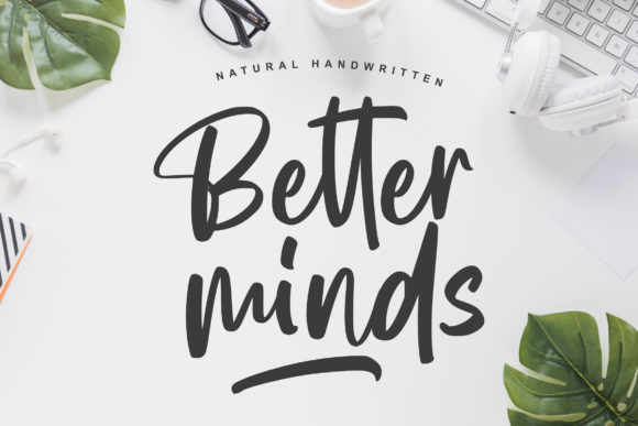 Better Minds Font - Featured Image