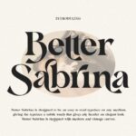 Better Sabrina Font - Featured Image