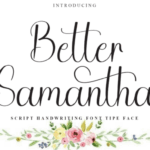 Better Samantha Font - Featured Image