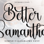 Better Samantha Font - Featured Image