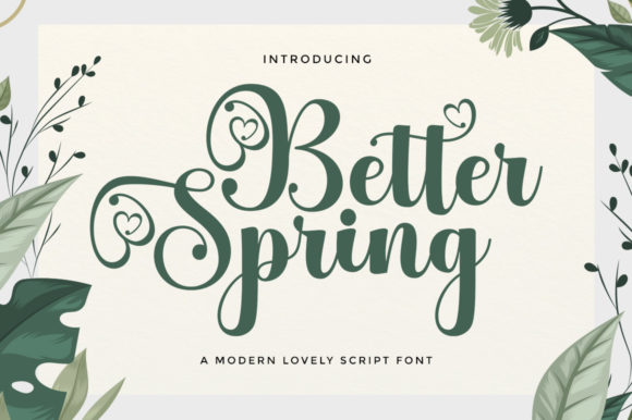 Better Spring Font - Featured Image