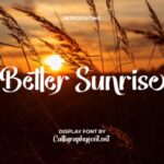 Better Sunrise Font - Featured Image