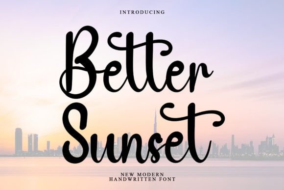 Better Sunset Font - Featured Image