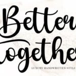 Better Together Font - Featured Image