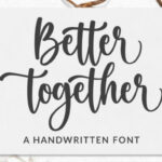 Better Together Font - Featured Image