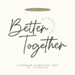 Better Together Font - Featured Image