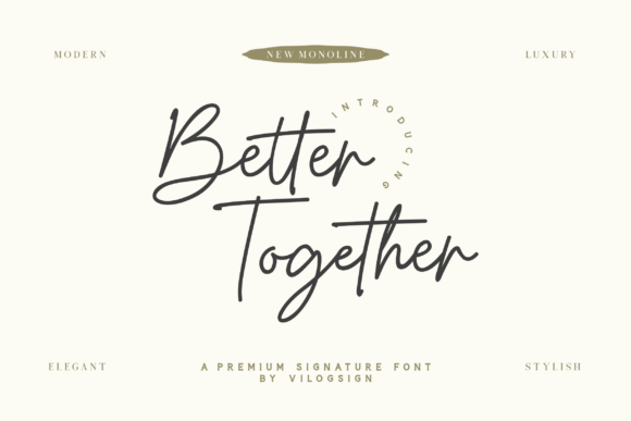 Better Together Font - Featured Image
