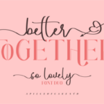 Better Together Font - Featured Image