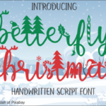 Betterfly Christmas Font - Featured Image