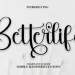 Betterlife Font - Featured Image