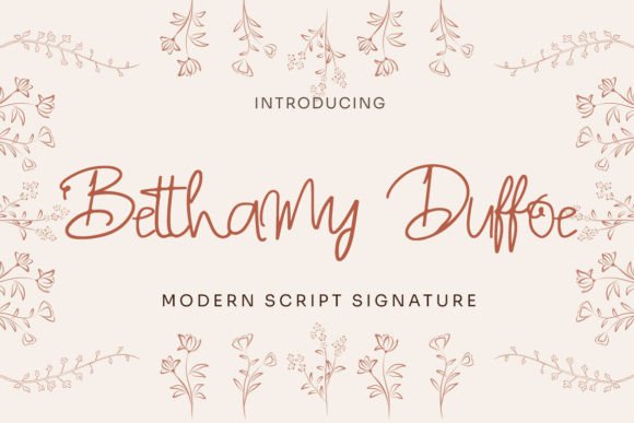 Betthamy Duffoe Font - Featured Image