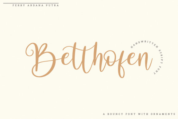 Betthofen Font - Featured Image